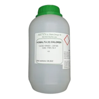 Chlorek Kobaltu(Ii) Heksahydrat 500 G – Odczynnik — CAS 7791-13-1 — Cl2CoH12O6 — odczynnik chemiczny