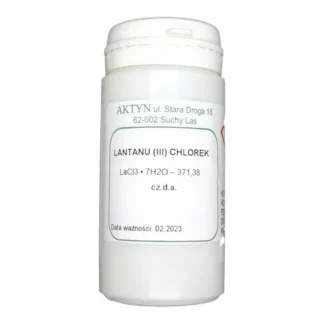 Chlorek Lanthanu (Iii) Heptyahydrat 100 G – Odczyn — CAS 10025-84-0 — Cl3H14LaO7 — odczynnik chemiczny