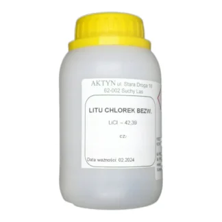 Chlorek Litu Bezwodny 250 G – Odczynnik Laboratory — CAS 7447-41-8 — ClLi — odczynnik chemiczny