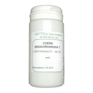 Czerń Eriochromowa T 50 G – Wskaźnik Do Miareczkow — CAS 1787-61-7 — C20H12N3NaO7S — odczynnik chemiczny