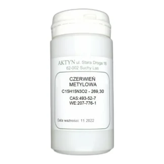Czerwień Metylowa Proszek Do Analiz Chemicznych 10 — CAS 493-52-7 — C15H15N3O2 — odczynnik chemiczny