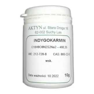 Indygo Karmin 10 G – Wskaźnik Do Badań Laboratoryj — CAS 860-22-0 — C16H8N2Na2O8S2 — odczynnik chemiczny