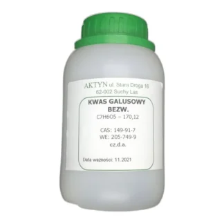 Kwas Galusowy Bezwodny Cz.D.A. 100G. — CAS 149-91-7 — C7H6O5 — odczynnik chemiczny