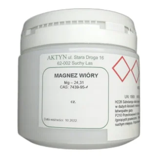 Wióry Magnezu 500 G – Czysty Metal Do Eksperymentó — CAS 7439-95-4 — Mg — odczynnik chemiczny