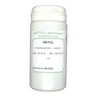 Metol Czysty Do Analizy 100 G – Odczynnik Fotograf — CAS 55-55-0 — C14H20N2O6S — odczynnik chemiczny