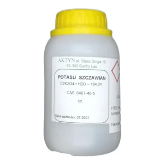 Szczałwan Potasu 500 G – Odczynnik Laboratoryjny W — CAS 583-52-8 — C2K2O4 — odczynnik chemiczny