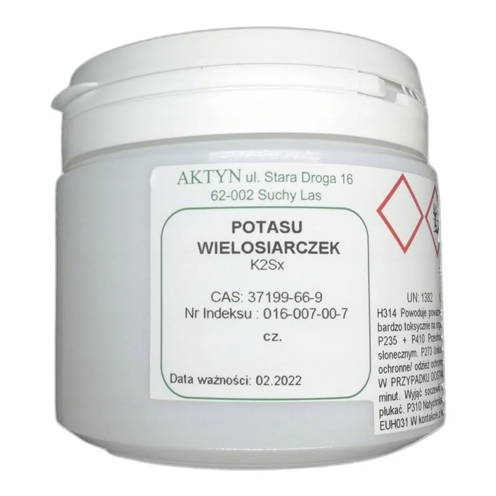 wielosiarczek potasu czysty — zdjęcie produktu