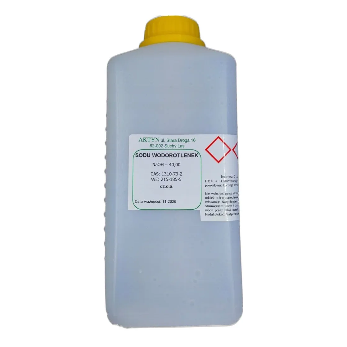 Wodorotlenek Sodu — CAS 1310-73-2 — HNaO — odczynnik chemiczny