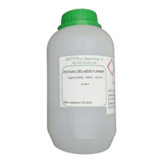 Żelazocjank Potasu – Proszek Do Analiz Chemicznych — CAS 13943-58-3 — C6FeK4N6 — odczynnik chemiczny