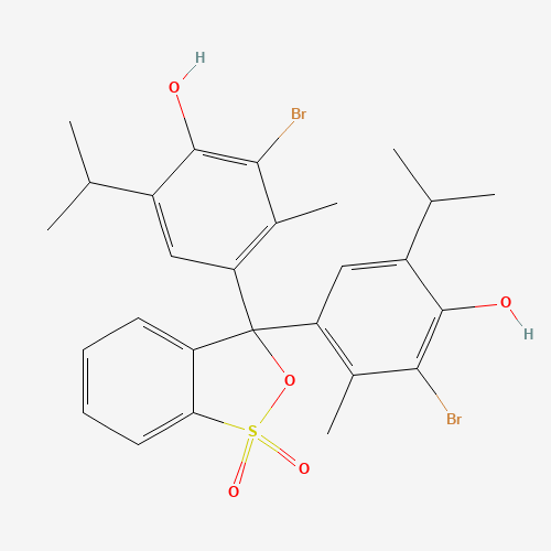 Szkielet 2D Błękit bromotymolowy 25 g, CAS 76-59-5, wzór C27H28Br2O5S