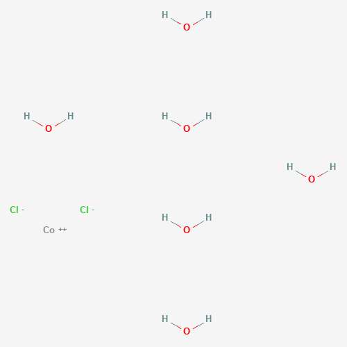 Szkielet 2D Chlorek kobaltu heksahydrat 1000 g, CAS 7791-13-1, wzór Cl2CoH12O6