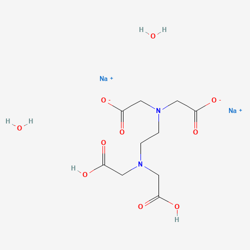 Di-sodu wersenian 2H czda 1 kg (CAS 6381-92-6) Di-sodu wersenian 2H czda 1 kg — struktura chemiczna 2D (CAS 6381-92-6, wzór C10H18N2Na2O10, masa 372.24 g/mol)
