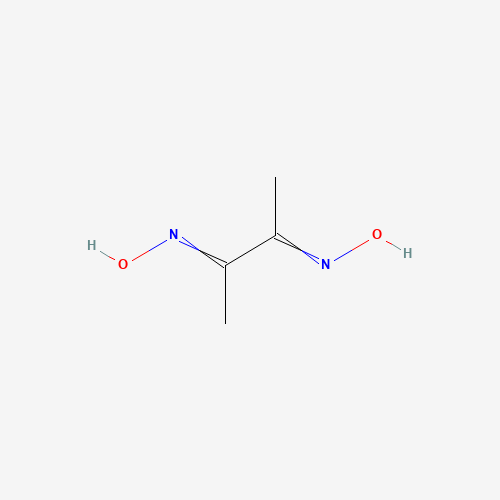Szkielet 2D Dimetyloglioksym, CAS 95-45-4, wzór C4H8N2O2