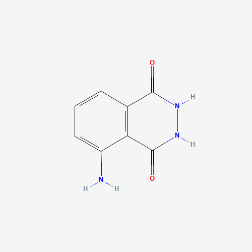 Szkielet 2D LUMINOL 1g., CAS 521-31-3, wzór C8H7N3O2