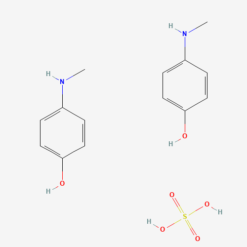 Szkielet 2D Metol czysty, CAS 55-55-0, wzór C14H20N2O6S