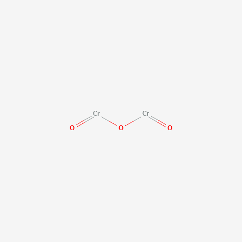 Tlenek chromu(III) 1 kg (CAS 1308-38-9) Tlenek chromu(III) 1 kg — struktura chemiczna 2D (CAS 1308-38-9, wzór Cr2O3, masa 151.990 g/mol)