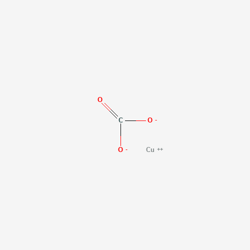 WĘGLAN MIEDZI (II) cz.d.a. 500g. — struktura chemiczna 2D (CAS 1184-64-1, wzór CCuO3, masa 123.55 g/mol)